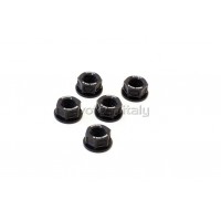 Evotech Srl Billet Aluminum Flange Nuts or Sprocket Nuts for Ducati's (set of 5) M10x1.0 Evotech Srl Billet Aluminum Flange Nuts or Sprocket Nuts for Ducati's (set of 5) M10x1.0